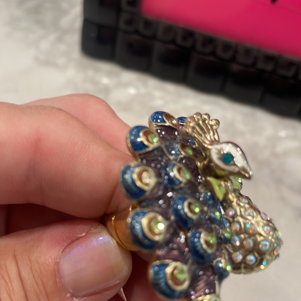 Betsey Johnson peacock ring - Picture 5 of 5